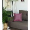 17"x 17" Jacquard Lily Decorative Throw Cover Pillow - Image 2