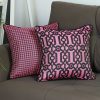 17"x 17" Jacquard Lily Decorative Throw Cover Pillow - Image 3