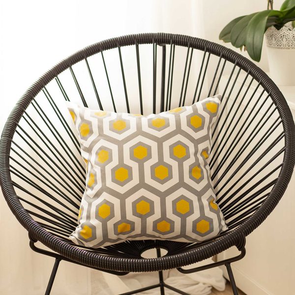 Retro Geometric Decorative Throw Pillow Cover - Image 2