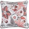 17"x 17" Multicolor Jacquard Forest Decorative Throw Pillow Cover - Image 3