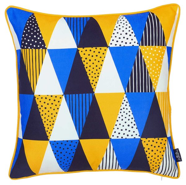 18"x18" Memphis Printed Decorative Throw Pillow Cover Pillowcase - Image 3
