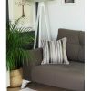 17"x 17" Jacquard Stripe Mood Decorative Throw Pillow Cover - Image 2