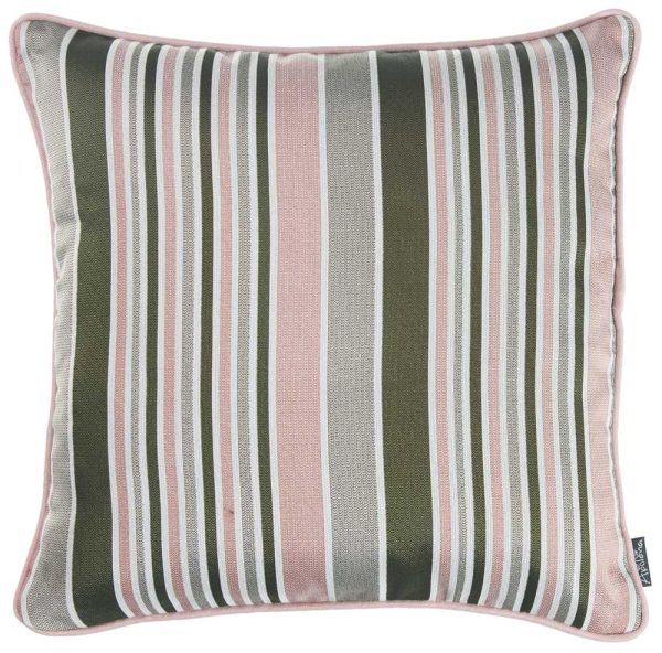 17"x 17" Jacquard Stripe Mood Decorative Throw Pillow Cover - Image 3