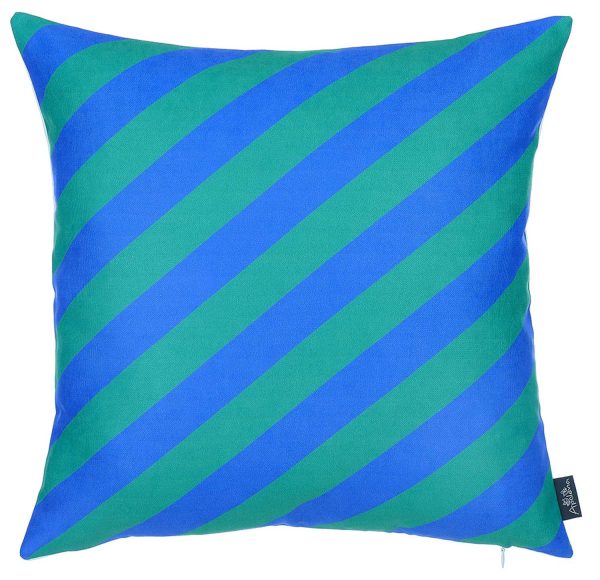 18"x18" Memphis Square Printed Decorative Throw Pillow Cover - Image 3