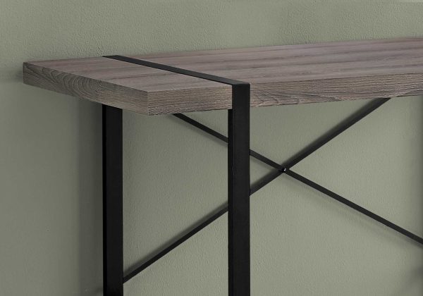 24" Taupe Rectangular Computer Desk - Image 2