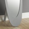 18.5" x 18.75" x 59" Grey Oval Frame  Mirror - Image 2