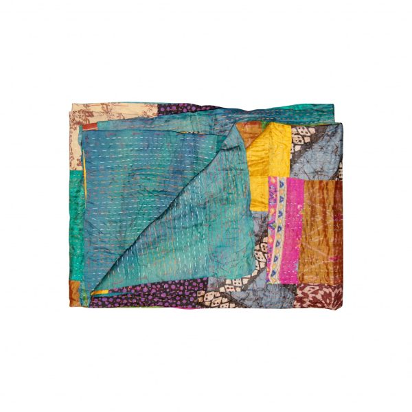 50" x 70" Silk Multicolor Throws - Image 2