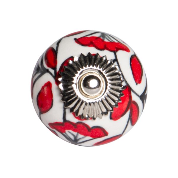 1.5" x 1.5" x 1.5" Ceramic Metal Multicolor 12 Pack Knob - Image 2