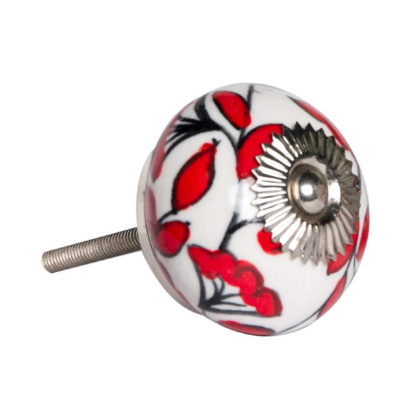 1.5" x 1.5" x 1.5" Ceramic Metal Multicolor 12 Pack Knob - Image 3