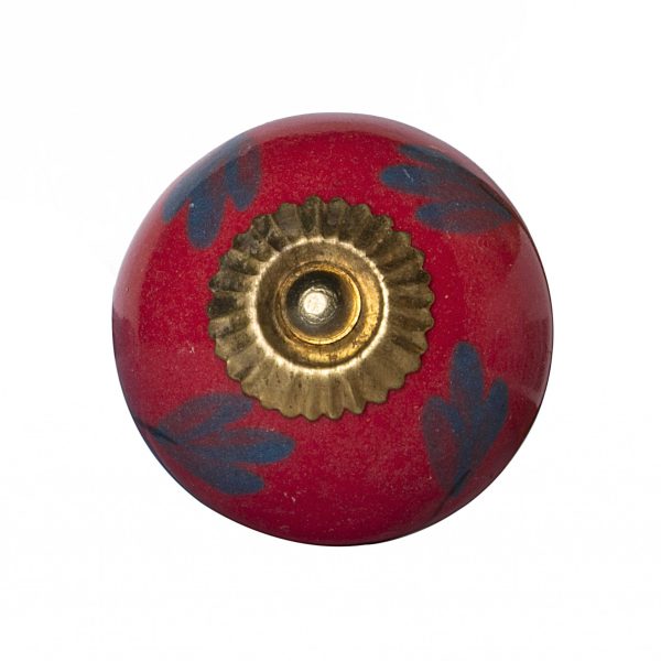 1.5" x 1.5" x 1.5" Ceramic Metal Multicolor 12 Pack Knob - Image 2