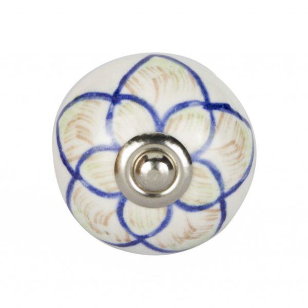 1.5" x 1.5" x 1.5" Ceramic Metal Multicolor 12 Pack Knob - Image 2