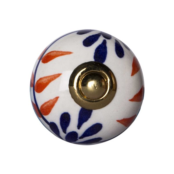 1.5" x 1.5" x 1.5" Ceramic Metal Multicolor 12 Pack Knob - Image 2