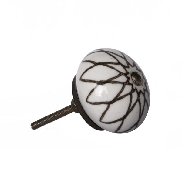 1.5" x 1.5" x 1.5" Ceramic Metal Multicolor 12 Pack Knob - Image 3