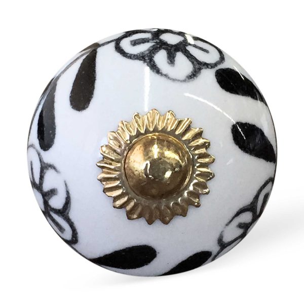 1.5" x 1.5" x 1.5" Ceramic Metal Multicolor 12 Pack Knob - Image 2