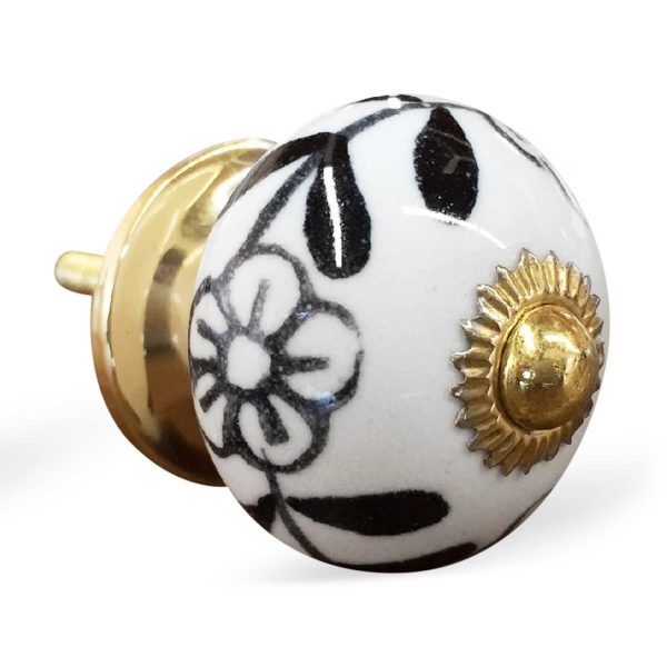 1.5" x 1.5" x 1.5" Ceramic Metal Multicolor 12 Pack Knob - Image 3