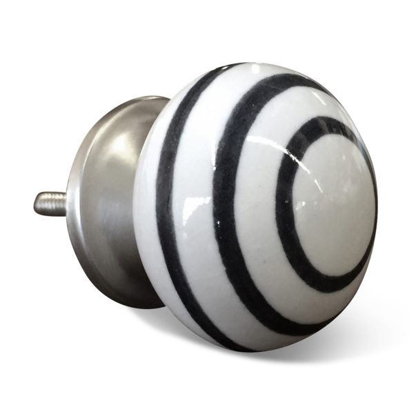 1.5" x 1.5" x 1.5" Ceramic Metal Multicolor 12 Pack Knob - Image 3