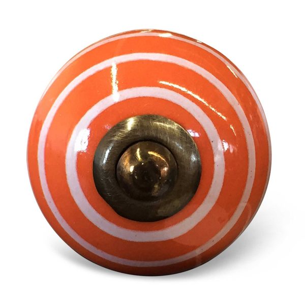 1.5" x 1.5" x 1.5" Ceramic Metal Multicolor 12 Pack Knob - Image 2