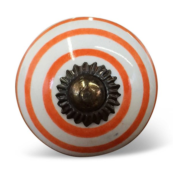 1.5" x 1.5" x 1.5" Ceramic Metal Multicolor 12 Pack Knob - Image 2