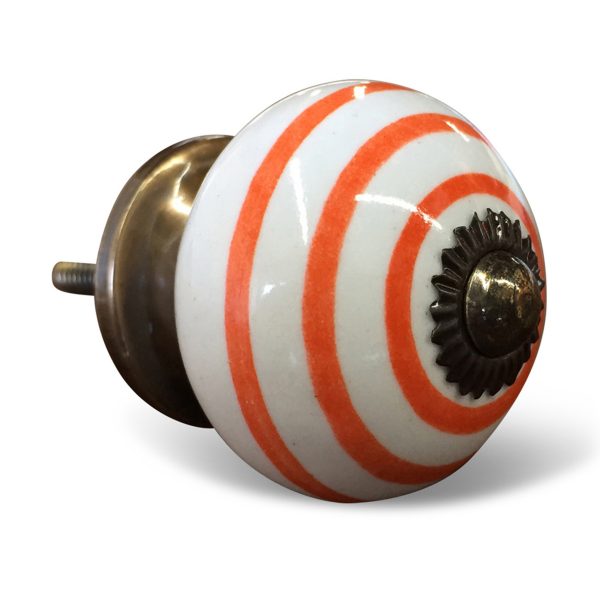 1.5" x 1.5" x 1.5" Ceramic Metal Multicolor 12 Pack Knob - Image 3
