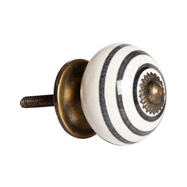1.5" x 1.5" x 1.5" Ceramic Metal Multicolor 12 Pack Knob - Image 3