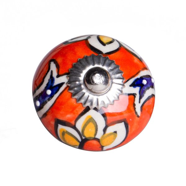1.5" x 1.5" x 1.5" Ceramic Metal Multicolor 8 Pack Knob - Image 2