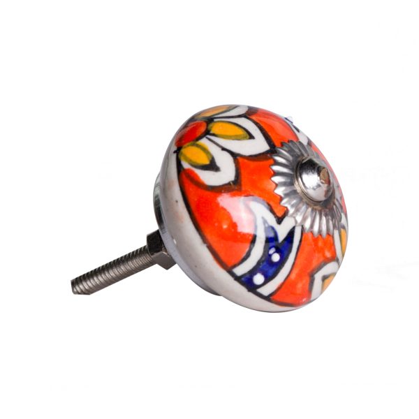 1.5" x 1.5" x 1.5" Ceramic Metal Multicolor 8 Pack Knob - Image 3