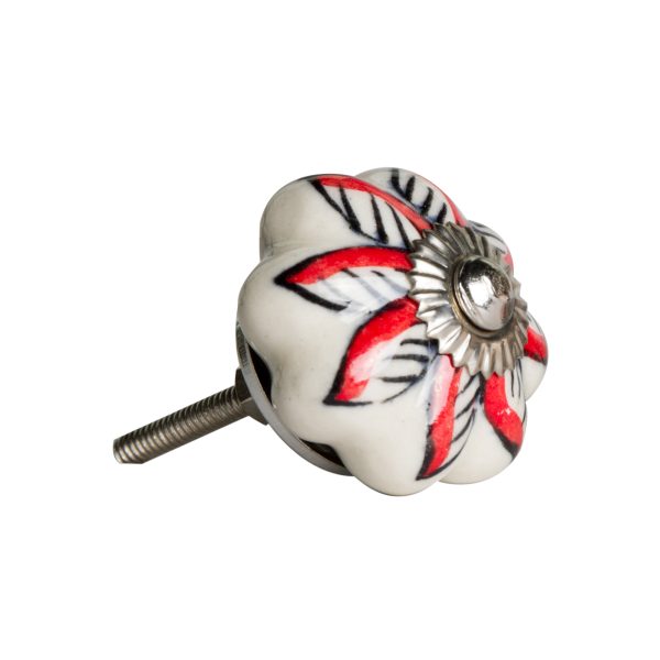 1.5" x 1.5" x 1.5" Ceramic Metal Multicolor 8 Pack Knob - Image 3