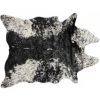 S&P Black White Animal Print Area Rug