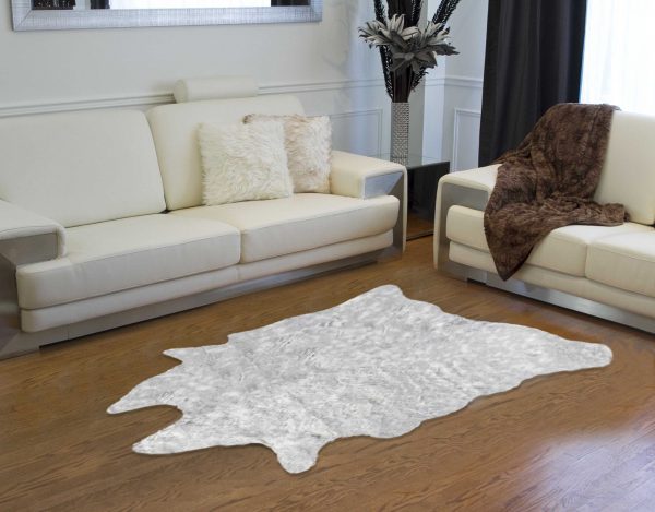 Grey Animal Print Area Rug - Image 3