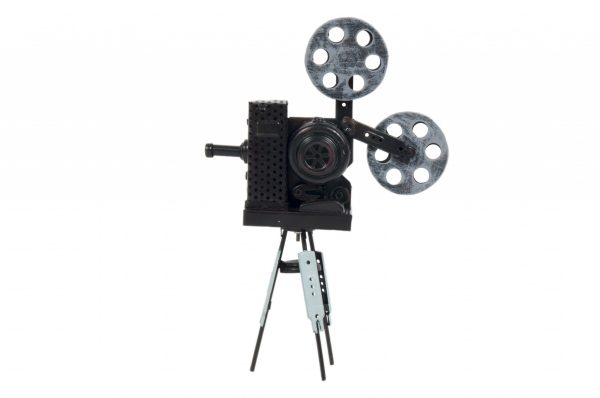 3" x 8.5" x 12.5" Metal Handmade Vintage Movie Projector - Image 5