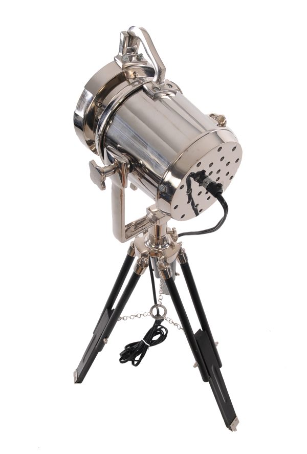15.5" x 15.5" x 29" Alum Spot Light On Wooden Stand - Image 3