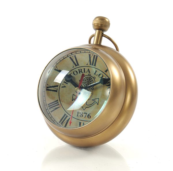 6" x 6.5" x 8" Paper Weight Clock - Image 2