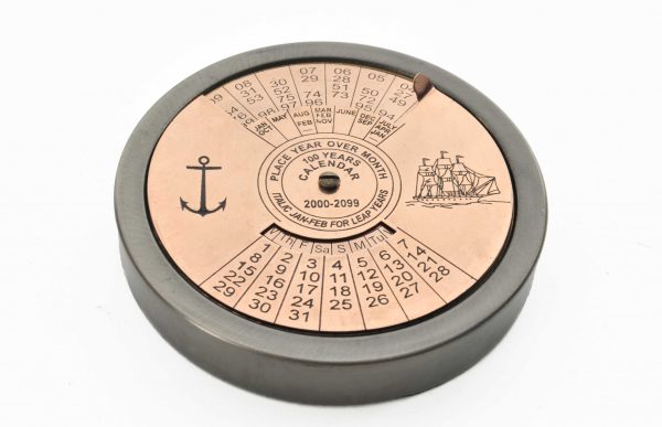 Set of 2 100 Year Calendar and Compass Quote - Image 2