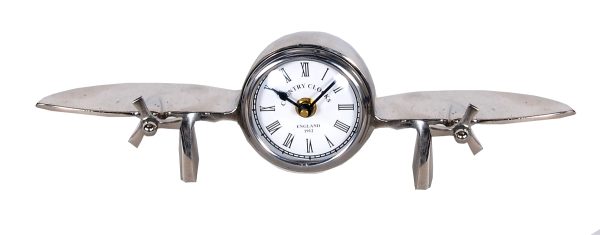3" x 13.5" x 4.5" Aeroplane Table Clock - Image 2