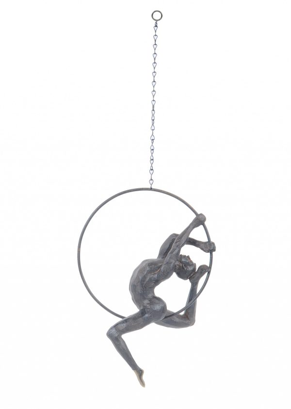 Athletic Man Hanging Ring Sculpture - Image 2