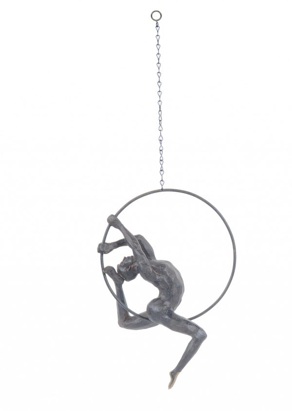 Athletic Man Hanging Ring Sculpture - Image 3