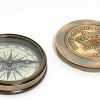 Brass Makers to the Queen Compass with Leather Case