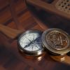 Brass Makers to the Queen Compass with Leather Case - Image 2