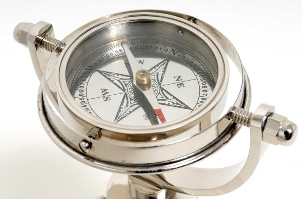 5" x 5" x 8.5" Gimbaled Compass on Tristand - Image 3