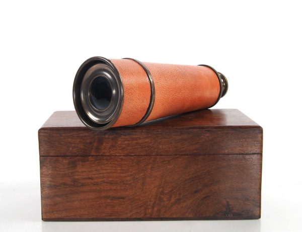 2.25" x 16" x 2.25" Handheld Telescope in Wood Box - Image 5
