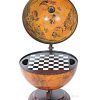13" x 15" x 19" Red Globe with Chess Holder - Image 2