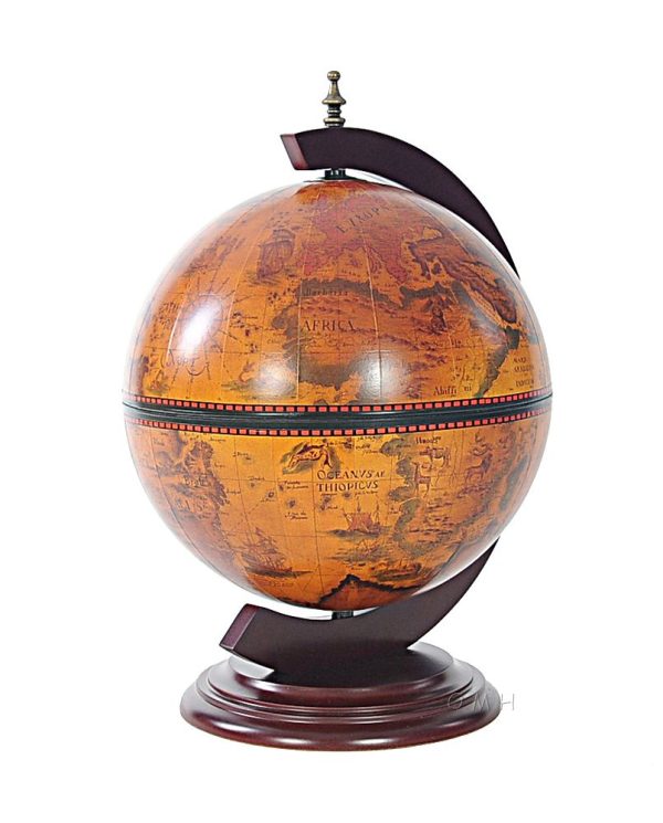 13" x 15" x 19" Red Globe with Chess Holder - Image 3