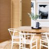 6" Light Bamboo 3 Panel Room Divider Screen - Image 4