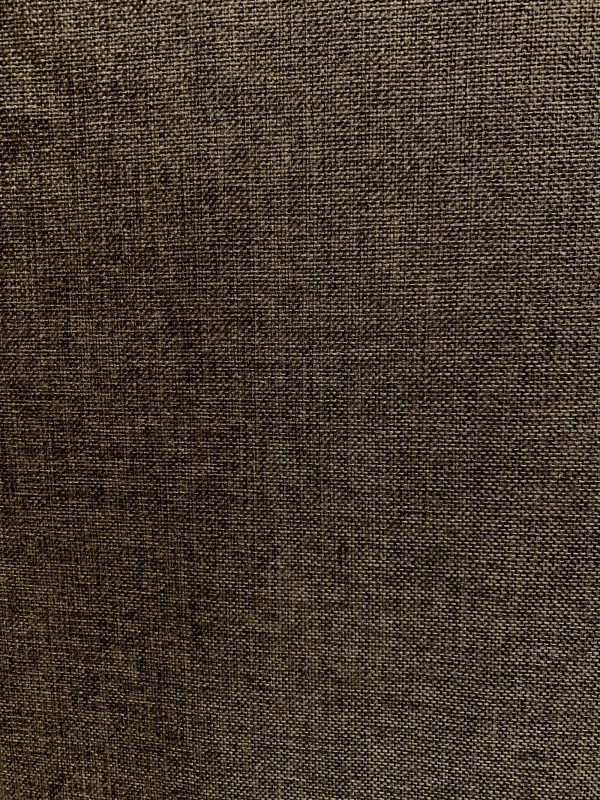 Brown Upholstered 3 Panel Room Divider Screen - Image 2