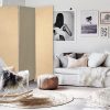 Beige Upholstered 3 Panel Room Divider Screen - Image 5