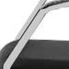 Set of Two Black with Gray Aero Professional Rolling Guest Chairs