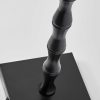 Floor Lamp Black Metal Textured Pole - Image 2