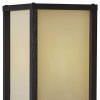 Floor Lamp with Black Wood Finish Storage Shelves - Image 5