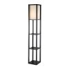 72" H Sleek Column Style Floor Lamp with Storage