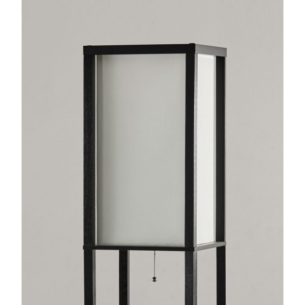 72" H Sleek Column Style Floor Lamp with Storage - Image 2